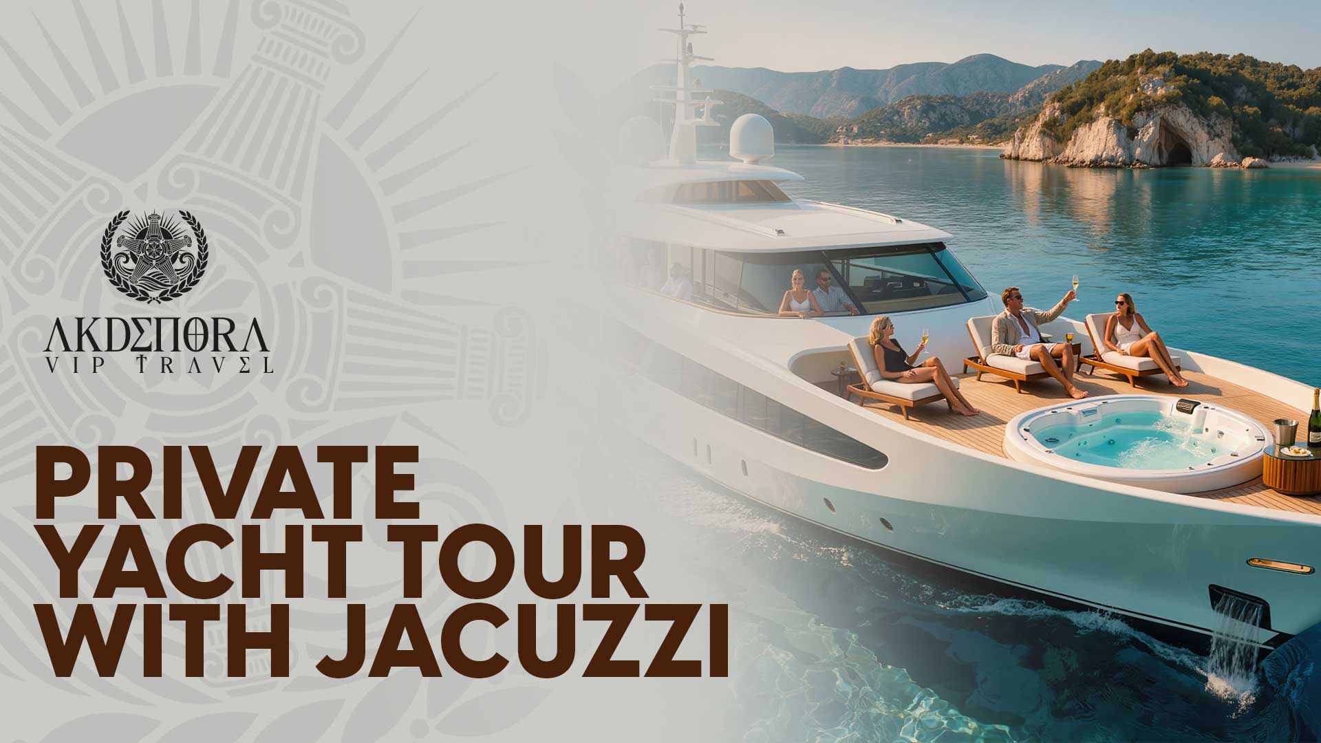 PRIVATE YACHT TOUR WITH JACUZZI